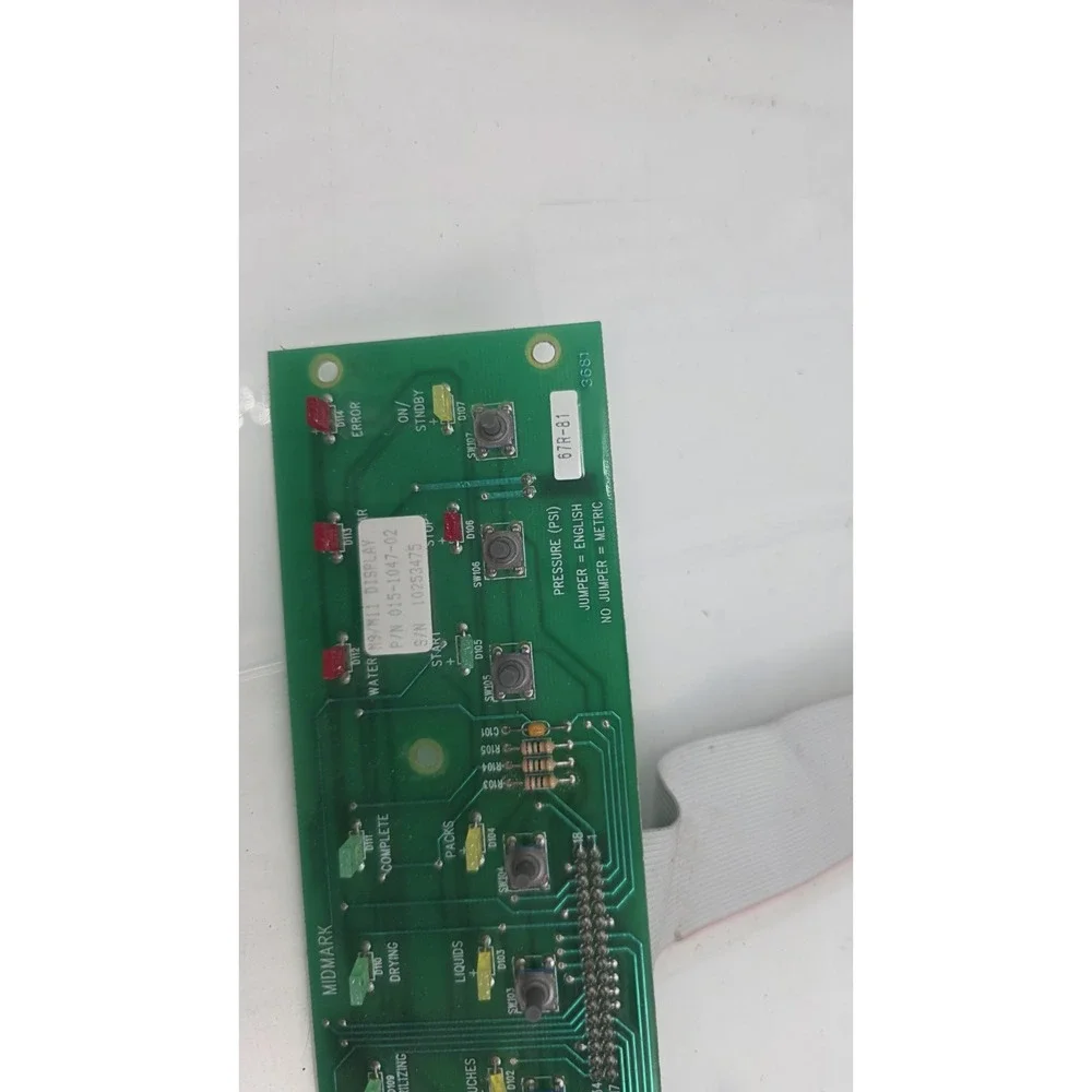 Midmark M9 Autoclave Display Part #015-1047-02